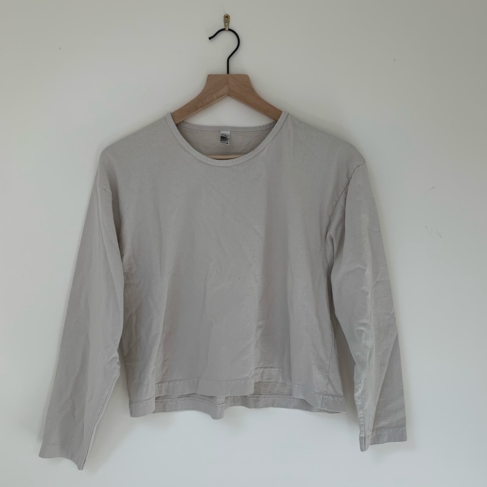 Los Angeles Apparel garment dye long sleeve tee